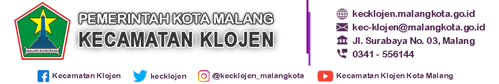 Selamat Datang di Offical Website Kecamatan Klojen Malang